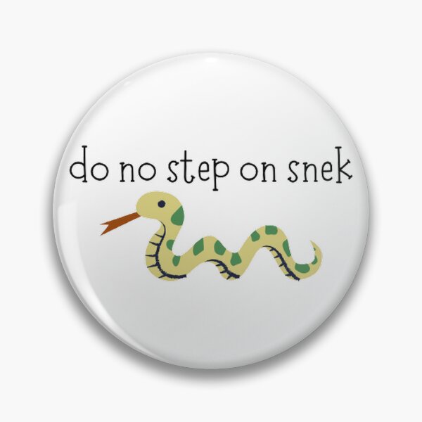 Item preview, Do Not Step On Snek Snake designed and sold by LILAC-INFANT.
