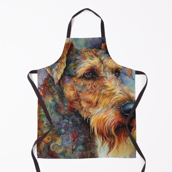 Item preview, Floral Airedale Terrier Dog Pop Art 7 designed and sold by DiatomDesigns.