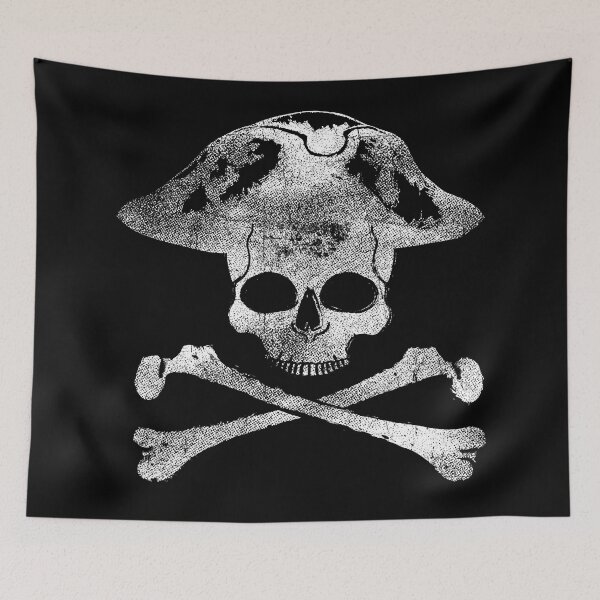 Item preview, Skull and Crossbones Wearing a Tricorn designed and sold by ArtShiftFL.