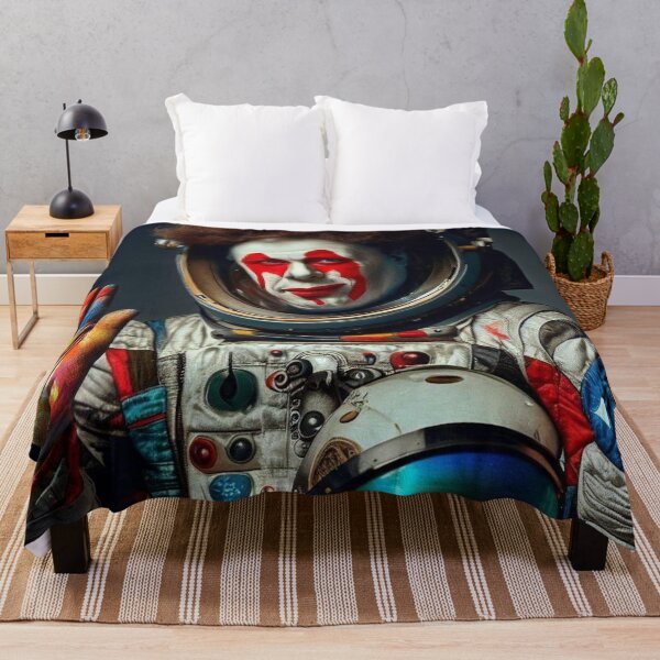 Item preview, clown cosmonaut artist painter designed and sold by jsebouvi.