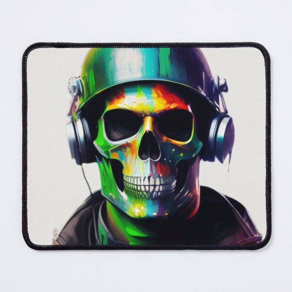 Item preview, Oil Panting Style Military Skull designed and sold by mcohen948.
