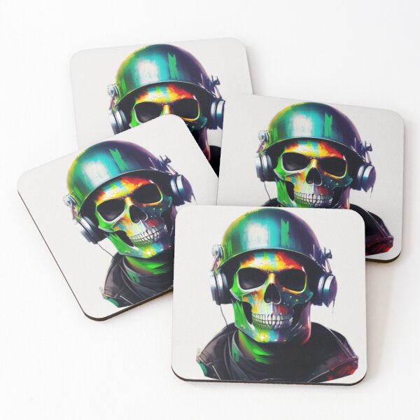 Item preview, Oil Panting Style Military Skull designed and sold by mcohen948.