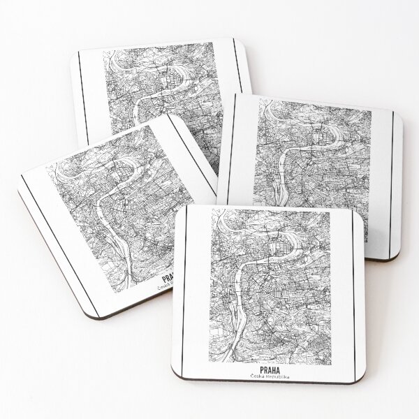 Item preview, Mapa minimalista de Praga designed and sold by Peycer.