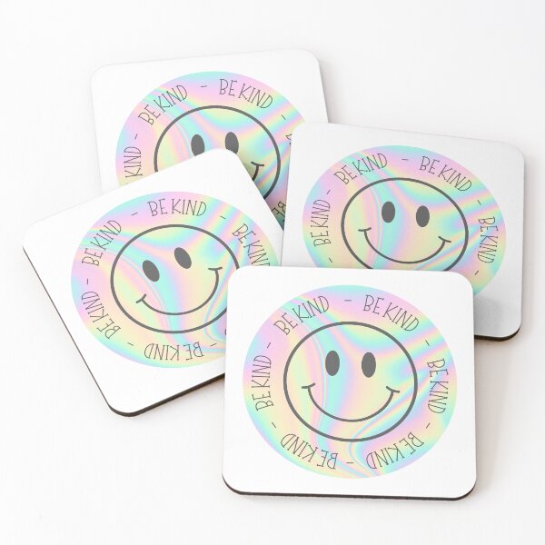 Item preview, Be Kind SMILE (groovy) designed and sold by Wordsofjoy&love.