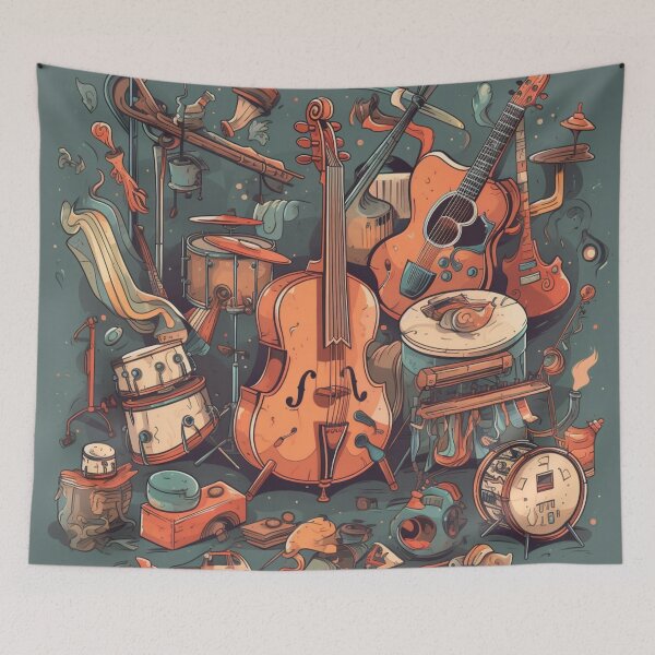Item preview, Music illustration designed and sold by fanzen69.