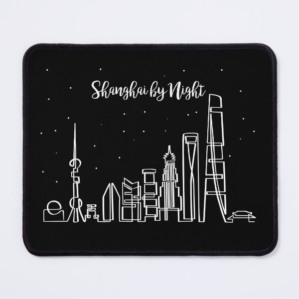Artikelvorschau, Nachtstadt-Skyline von Shanghai entworfen und verkauft von PauRicart.