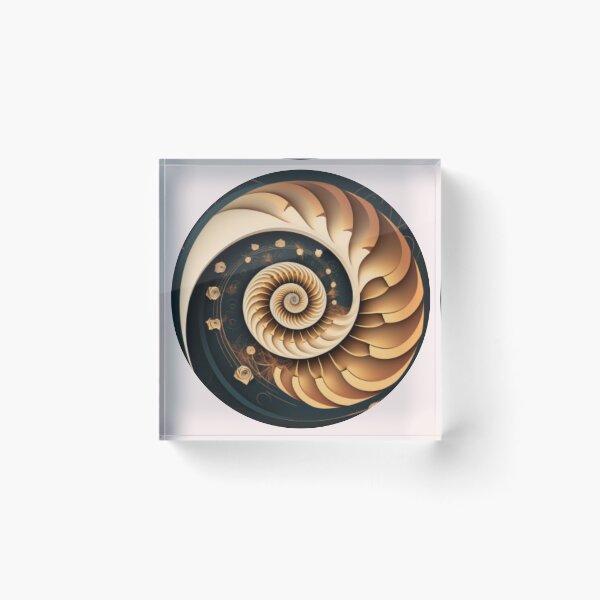 Item preview, Golden Ratio Sacred Fibonacci Spiral Essential T-Shirt designed and sold by tonyram4219.