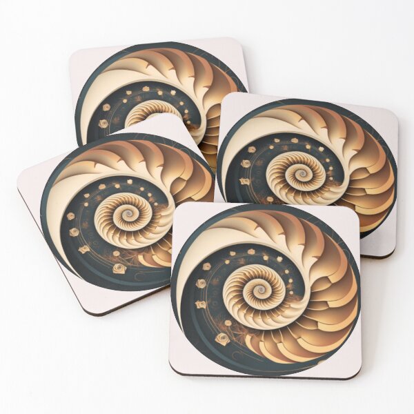 Item preview, Golden Ratio Sacred Fibonacci Spiral Essential T-Shirt designed and sold by tonyram4219.