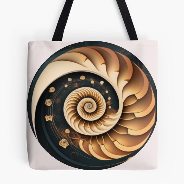 Item preview, Golden Ratio Sacred Fibonacci Spiral Essential T-Shirt designed and sold by tonyram4219.