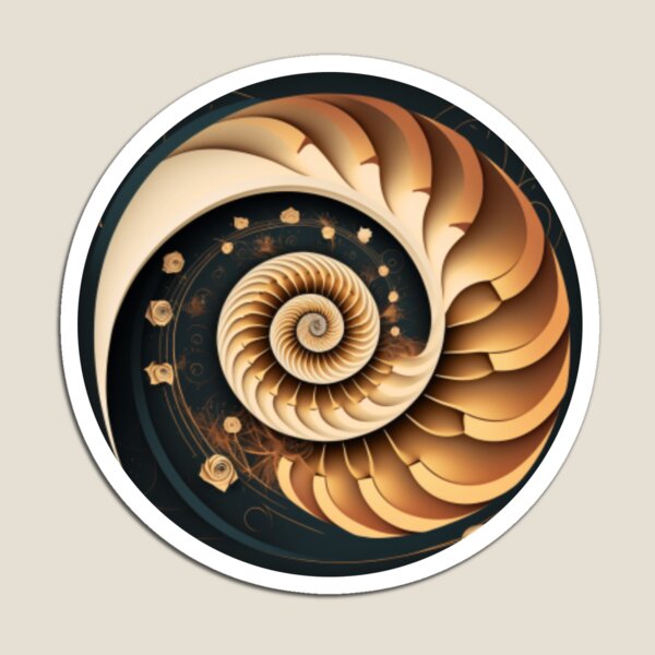 Item preview, Golden Ratio Sacred Fibonacci Spiral Essential T-Shirt designed and sold by tonyram4219.