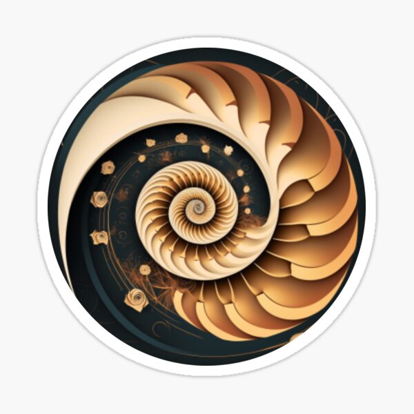 Item preview, Golden Ratio Sacred Fibonacci Spiral Essential T-Shirt designed and sold by tonyram4219.