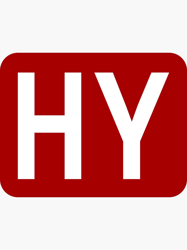 HY Initials | Sticker