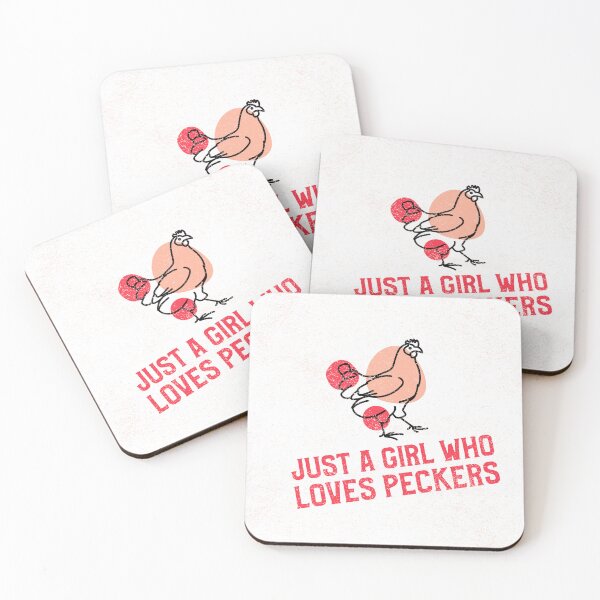Item preview, Just A Girl Who Loves Peckers designed and sold by Harmonick-Tees.