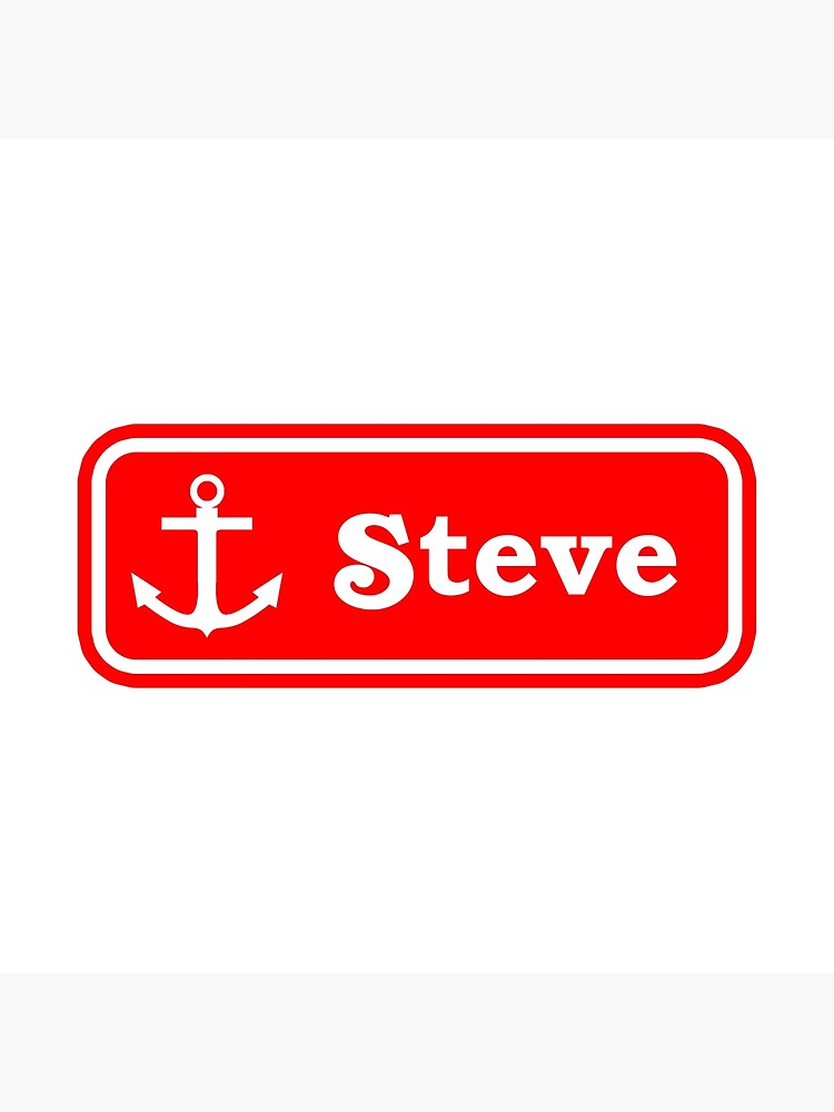 Disover Copy of Stranger Things Steve Scoops Ahoy Logo Premium Matte Vertical Poster