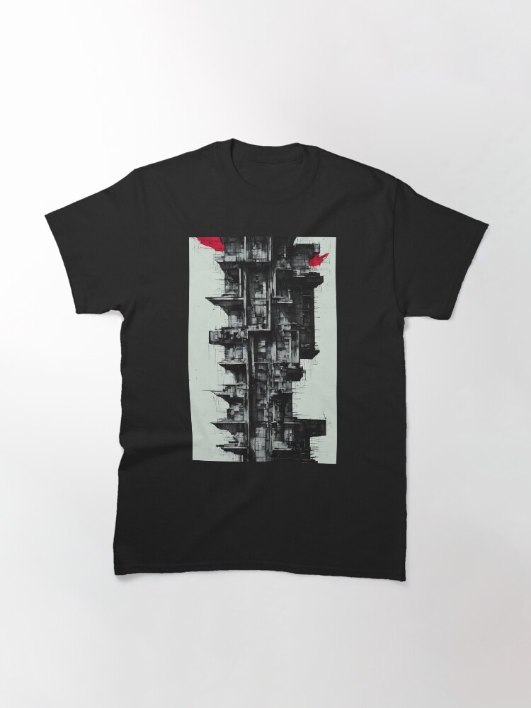 Thumbnail 2 of 7, Classic T-Shirt, The Tower designed and sold by StudioDestruct.
