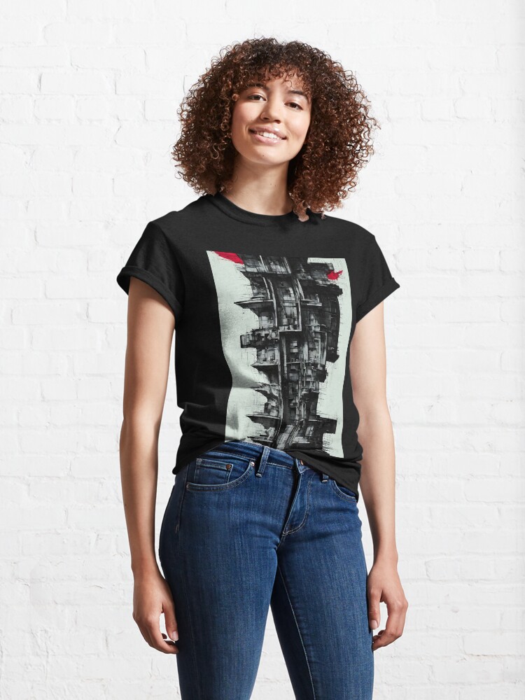 Thumbnail 4 of 7, Classic T-Shirt, The Tower designed and sold by StudioDestruct.