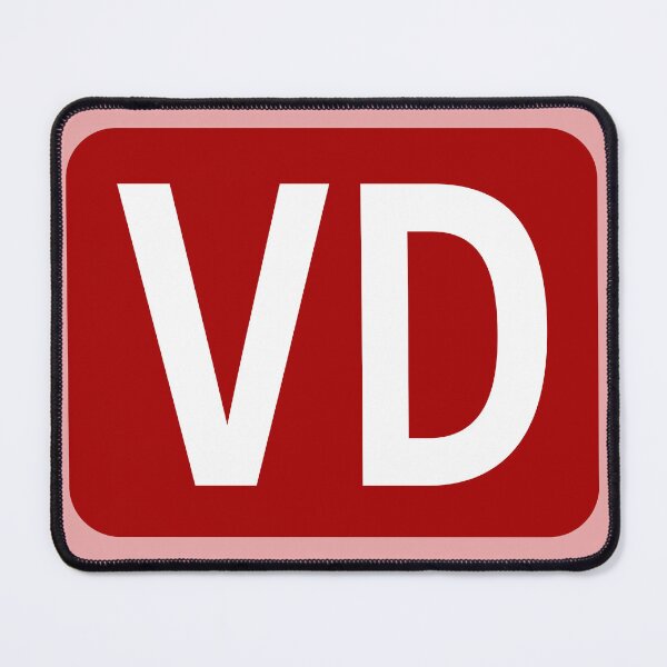 Item preview, VD Initials designed and sold by Jeallan Designs.