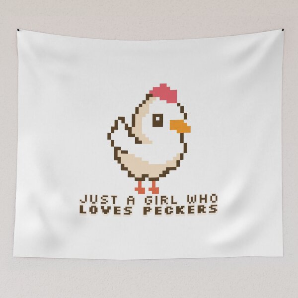 Item preview, Just A Girl Who Loves Peckers designed and sold by Harmonick-Tees.