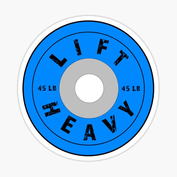 Item preview, Lift Heavy 45lb Plate  designed and sold by jarofsmores1.