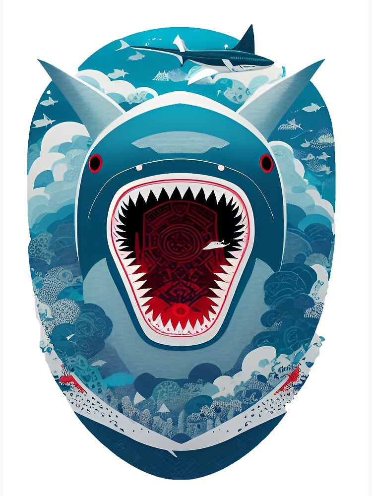 Fantasy Shark in the Sky | Poster