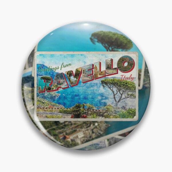 Item preview, Greetings from Ravello in Italy Vintage style retro souvenir designed and sold by DeveloperProp0.