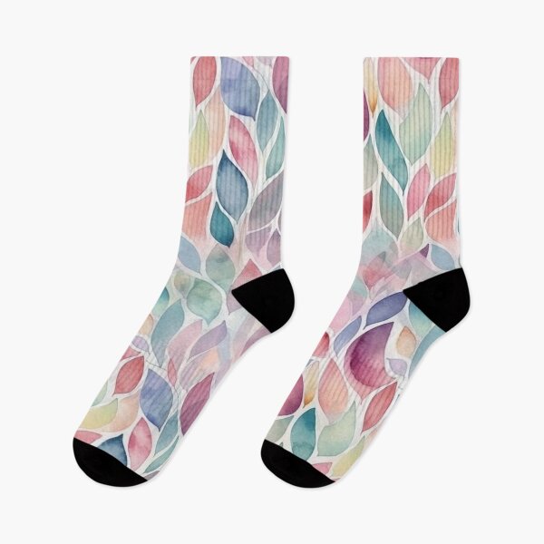 Item preview, Abstract Pastel Leaves designed and sold by Splargo Digital Prints.