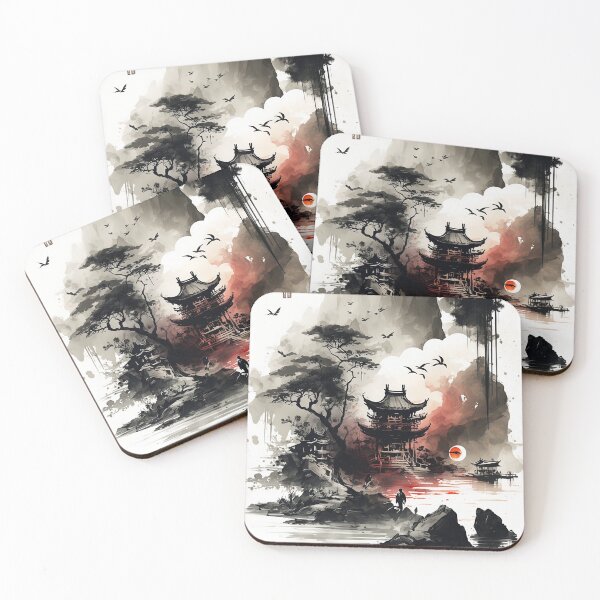 Item preview, Chinese Ink designed and sold by TooTinyTone.
