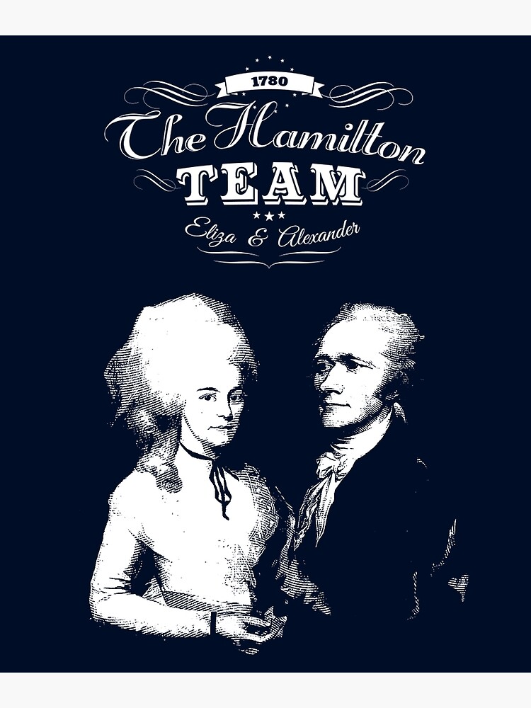 Alexander Hamilton And Eliza. History Gifts. Art Print for Sale by  STYLESYNDIKAT