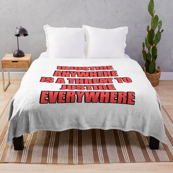 Item preview, Social justice - Injustice anywhere is a threat to justice everywhere - Black History designed and sold by Inspirationmotivation.