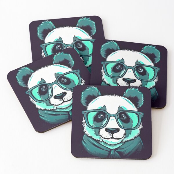 Item preview, Panda with glasses designed and sold by SirCed.