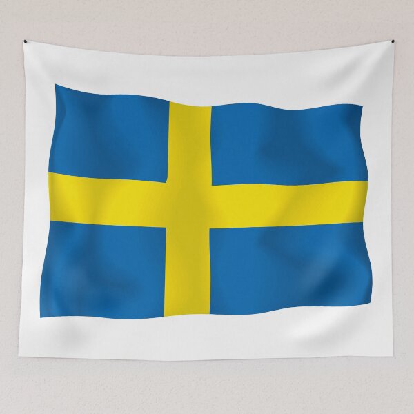 Item preview, 3D Animated Waving Flag of Sweden designed and sold by drsaver.