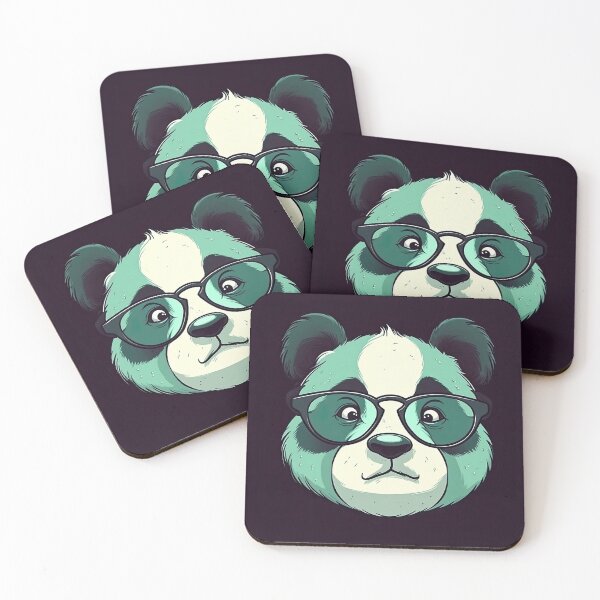 Item preview, Panda with glasses designed and sold by SirCed.