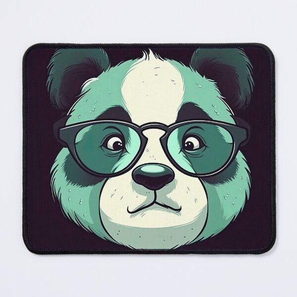 Item preview, Panda with glasses designed and sold by SirCed.