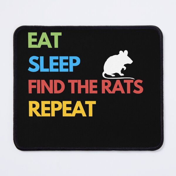 Item preview, Funny Barn Hunt - find the rats - eat, sleep, find the rats, repeat designed and sold by Just4doglovers.