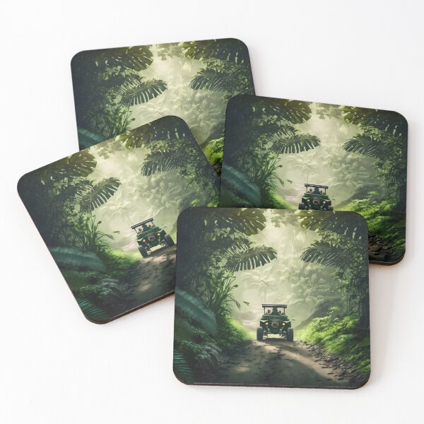 Item preview, Car in the jungle designed and sold by Cr-AI-tive.
