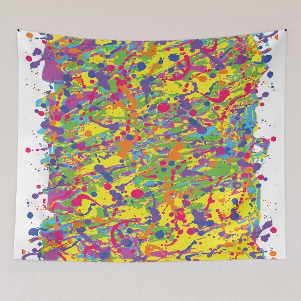 Item preview, Multicoloured Paint Splatters designed and sold by Sketchypenface.