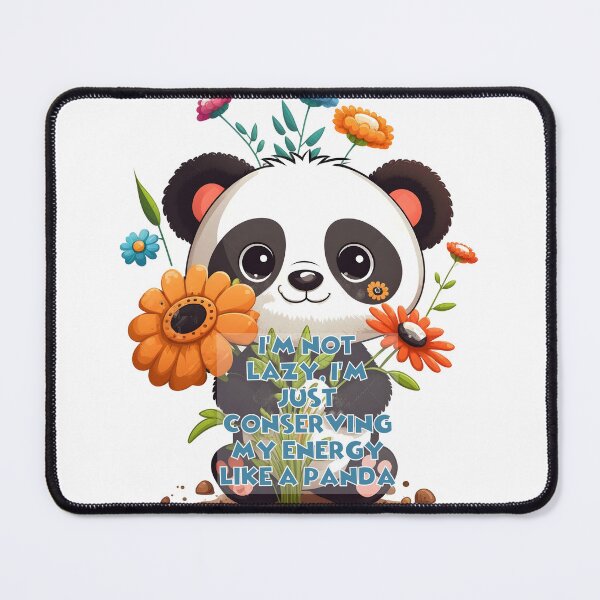 Item preview, Panda Conserving Energy  designed and sold by Lori Winslow Designs.