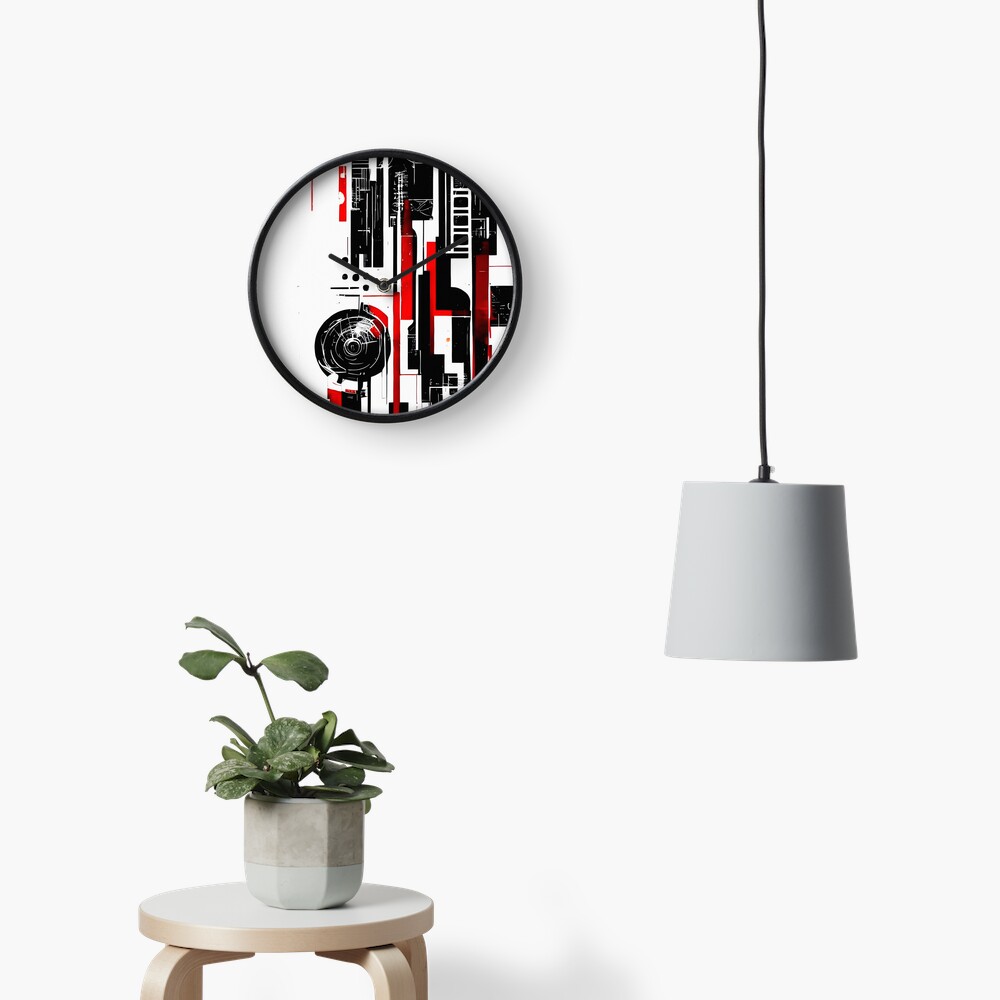 Item preview, Clock designed and sold by StudioDestruct.