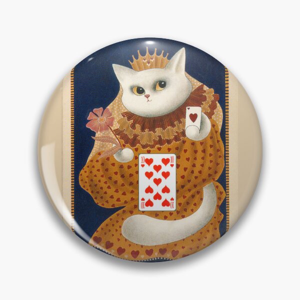 Item preview, Ten of hearts with eleven dots: Playing cards for cat lovers designed and sold by gatteria.