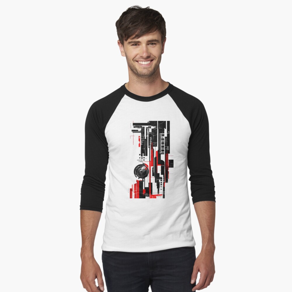 Item preview, Baseball ¾ Sleeve T-Shirt designed and sold by StudioDestruct.
