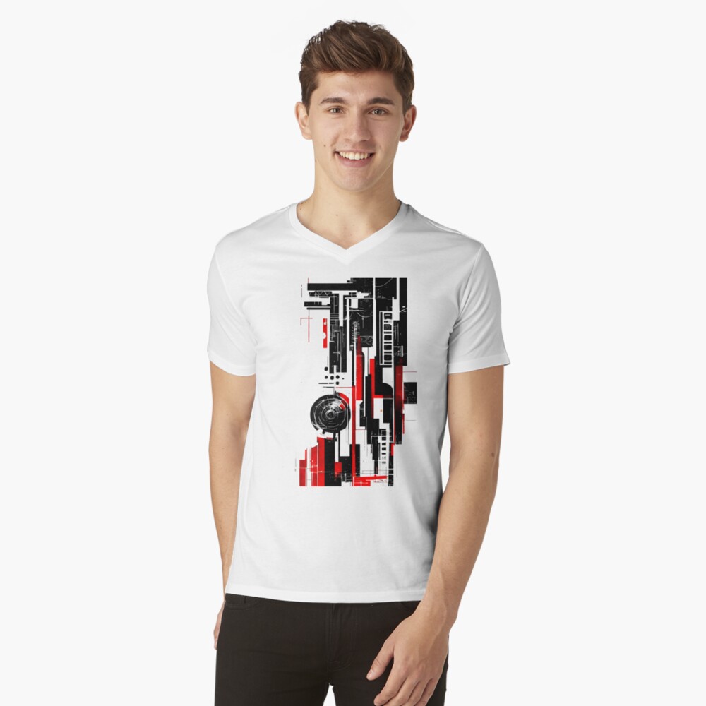 Item preview, V-Neck T-Shirt designed and sold by StudioDestruct.