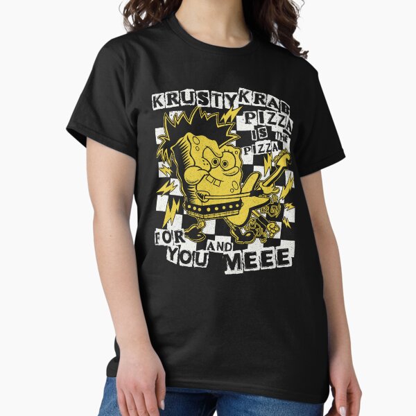 Item preview, SpongeBob SquarePants Punk Bob Krusty Krab Pizza designed and sold by FifthSun.