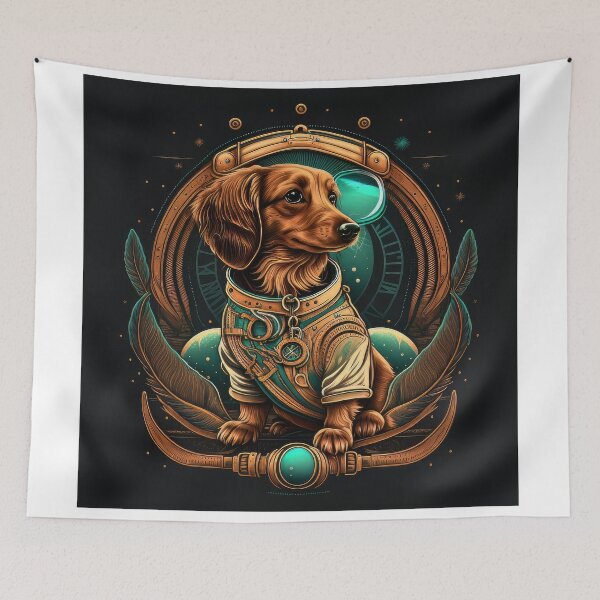 Item preview, Space Dog Mode on in futuristic space designed and sold by Tatsme.