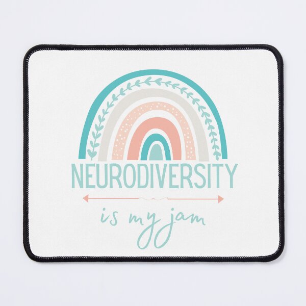 Item preview, Neurodiversity is my jam - blue rainbow designed and sold by jechaiyells.