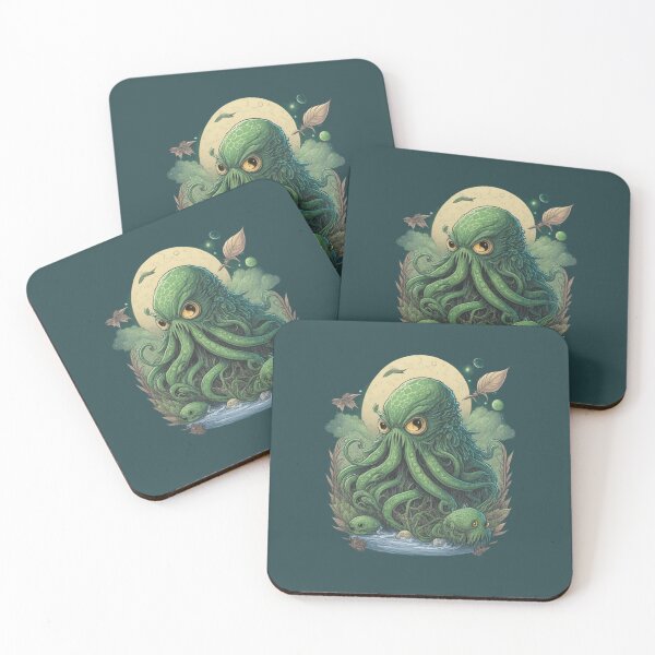 Item preview, Cthulhu Eldritch horror tentacles Lovecraft mythology monster cosmic designed and sold by pilb.
