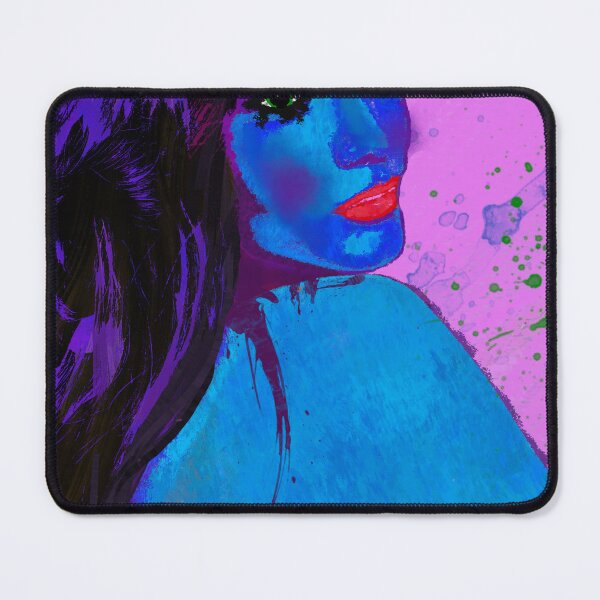 Item preview, Wet paint, blue, green, pink. avatar, girl, original painting, Ali G., Luases, stickers, Ipad pro, digital painting, illaali, luases.art designed and sold by LucidCraft.