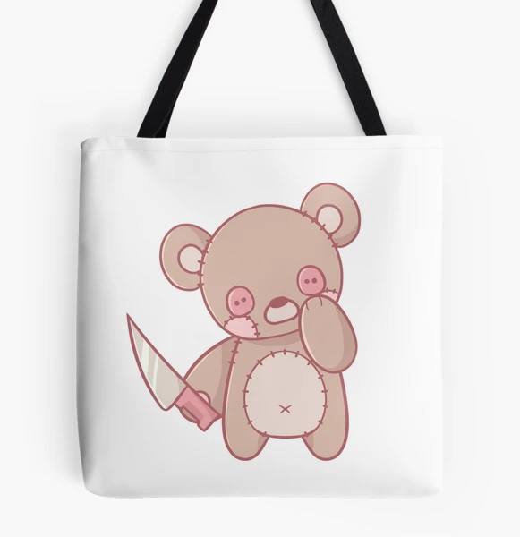 Teddy Bear Tote Bag  Best Kawaii Shop 2023