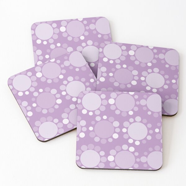 Item preview, Big Little Dots Purple Monochromatic designed and sold by LeftNWrite.