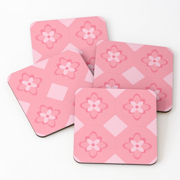 Item preview, Octagon Formal Flower Blush Repeat 5748 designed and sold by Art in My Loft.