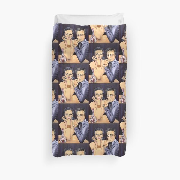 Art Deco Decanter Duvet Cover